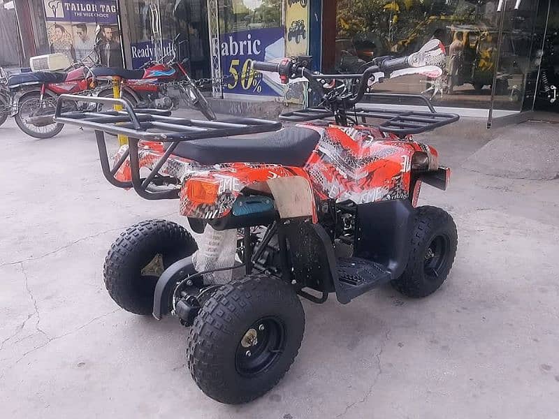 50cc 70cc new self start fuel atv quad 4 wheels dlvr al pk 3