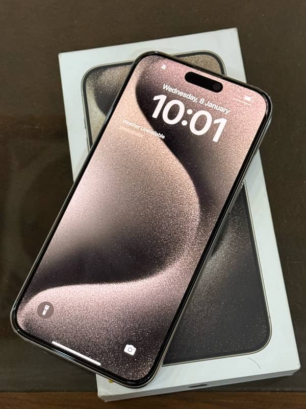 Iphone 15 Pro Max 256 GB Official PTA Approved in 10 By 10 With Box 8