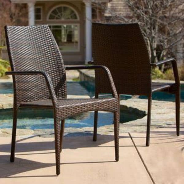 Garden chairs/rattan sofa sets/dining tables/UPVC outdoor furniture 2