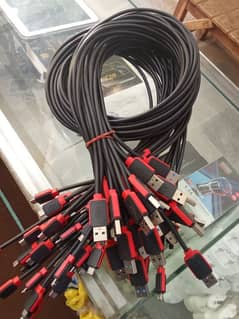 New Red Black All Mobile Charging Cable Available (Stock Available)