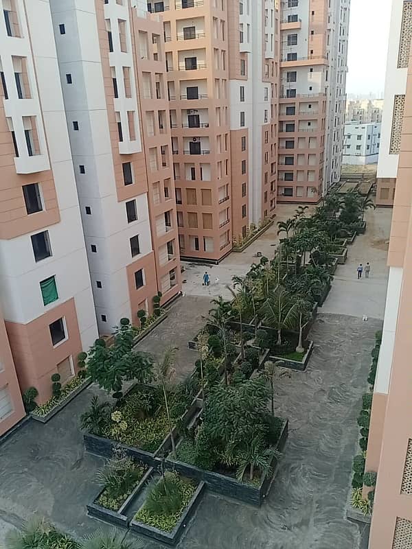 FOR RENT - 3 BEDDD BRAND NEW FLAT (WEST OPEN-CORNER) AVAILABLE IN METROPOLIS RESIDENCY, MAIN JINNAH AVENUE NEAR BLOCK-7 & BLOCK-8 GULISTAN E JAUHAR KARACHI 0