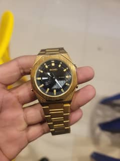 SKMEI ORIGNAL WATCH GOLD COLOUR