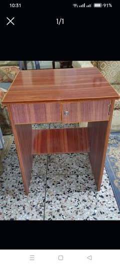 Beautiful Brand New Wooden Study Table Final Price 6000