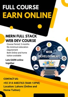 Learn Mern Full stack web development Course in just 6 months!