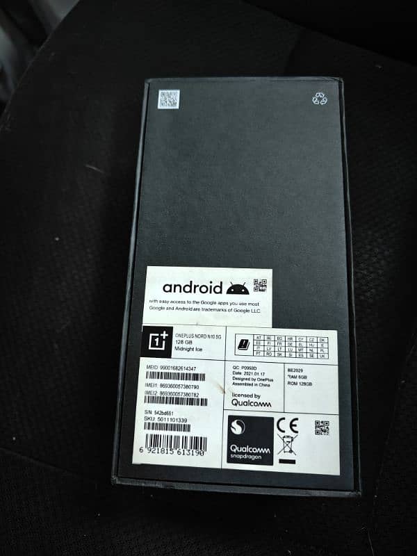 OnePlus N10 6/128 not a single fault genuine PTA approved 3