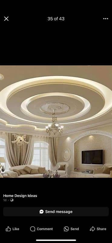 wall moulding and ceiling available in Lahore 10