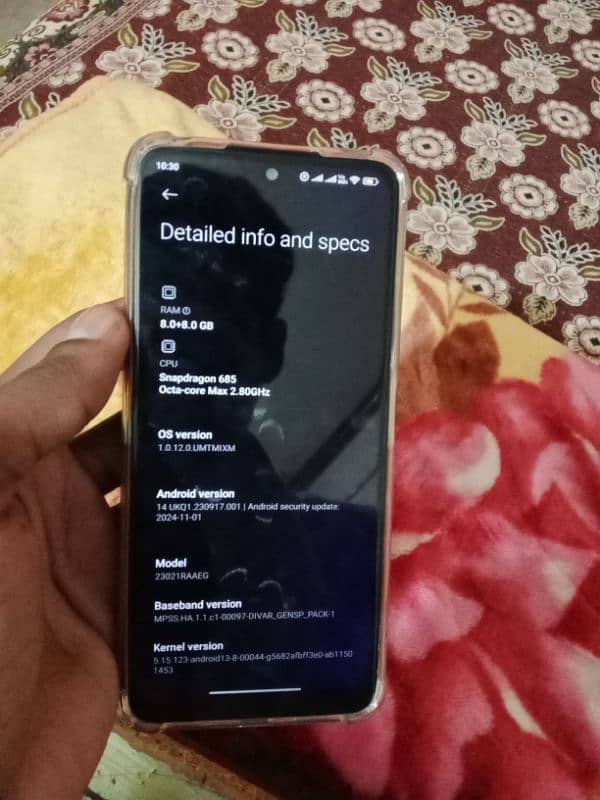 redmi note 12 (8+8) 16.128gb pta with box & charger exchange possible 12