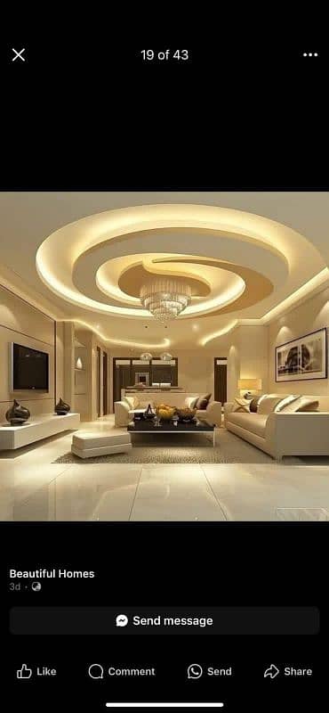 wall moulding and ceiling available in Lahore 10