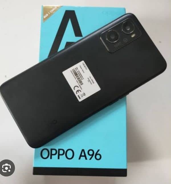 oppo a96 with box charger sath ha good condition 8+4gb 128gb 1