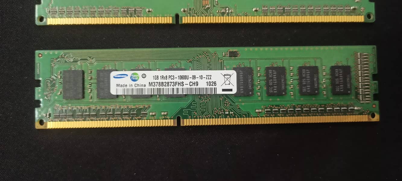 8GB (4GB X 4GB) DDR3 1600mhz Fresh System Pulled + 1GB Free 3