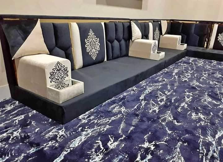 Arabic Majlis Sofa /Arbi Majlis /Saudi Majlis /Hujra Bethak /Curtains 6