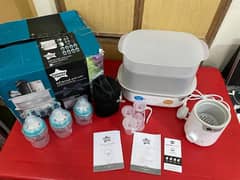 Tommee Tippee Electric Feeder Sterilizer, Warmer, 3 Feeders, Cover Set