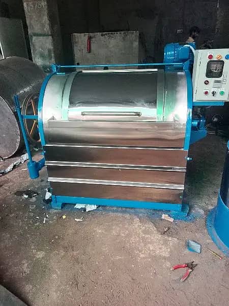 industrial washing plant / spiner tumbler dryer hydro / steam press 8