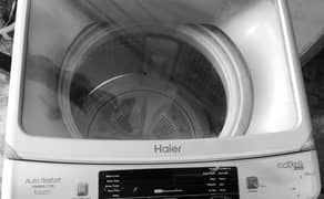 Haier  fully automatic washing machine.