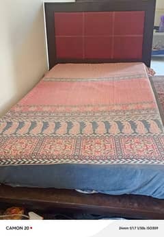 Two single wooden beds with mattress. Almost new