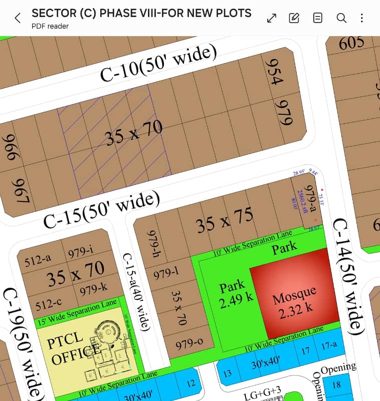 12 marlas residential plot for sale block C 0