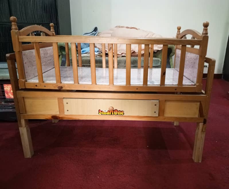 Wooden baby Cot 1