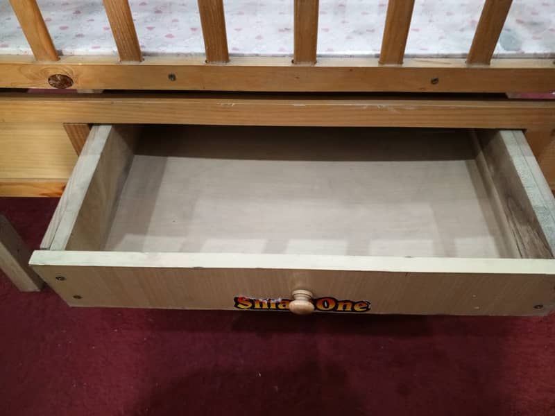 Wooden baby Cot 2