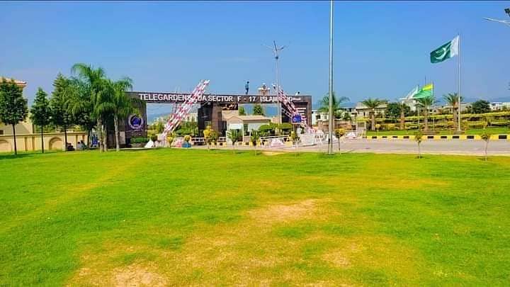 8 Marla Residential Plot with Extra Land. Available for Sale in F-17 Islamabad. Plot Size 30*60. 18