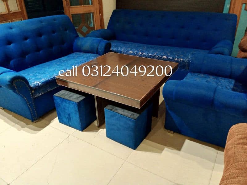 slightly used sofa set 3 2 1 seater call 03124049200 1