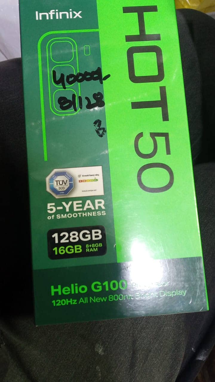 Infinix Hot 50 8 / 128 BOX PACK FOR SALE 3