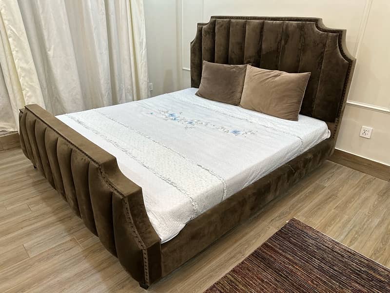 Beautiful King-Size Bed with Elegant Design 1