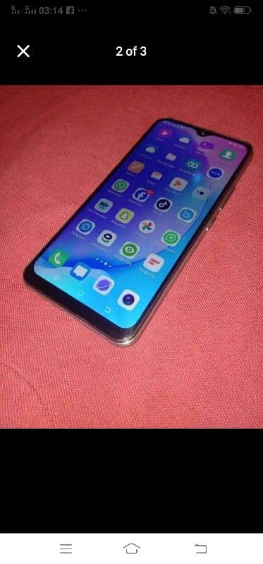 vivo y17.8Gb 256Gb pta approved 03322233008call/watsapp 3