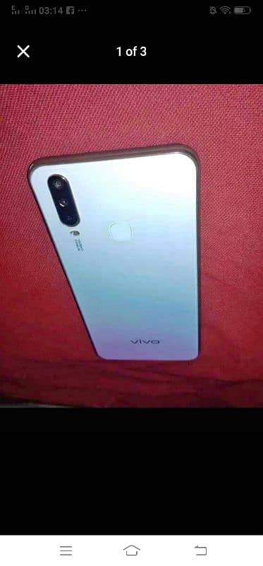 vivo y17.8Gb 256Gb pta approved 03322233008call/watsapp 4