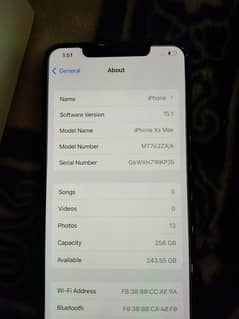 Apple iphone xs max 256 gb for urgent sale 0326=7412726