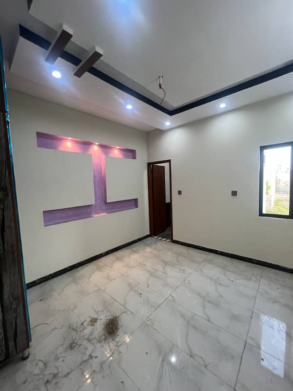 5 marla brand new modern style house for sale, AL Hafeez garden phase 2 main canal road Lahore 2