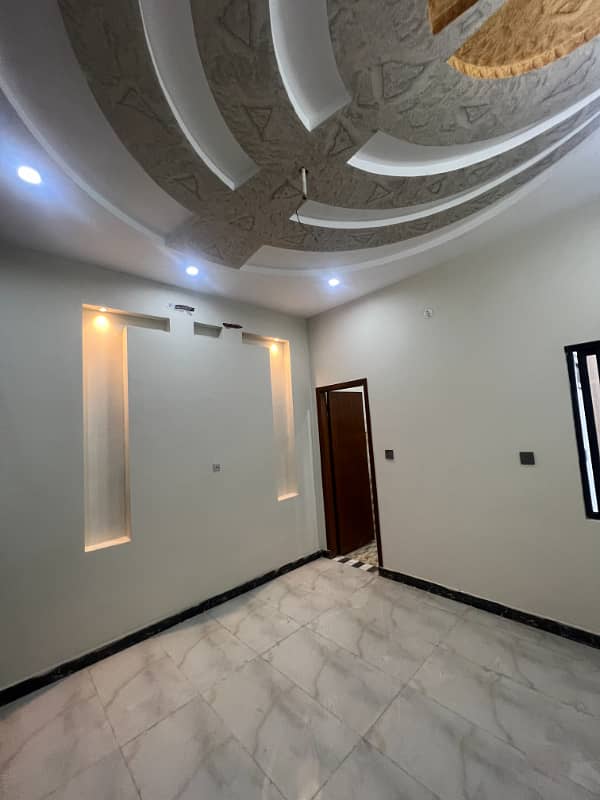 5 marla brand new modern style house for sale, AL Hafeez garden phase 2 main canal road Lahore 4