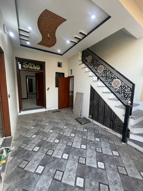 5 marla brand new modern style house for sale, AL Hafeez garden phase 2 main canal road Lahore 6