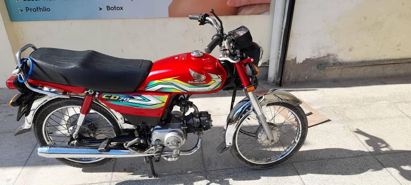 For Sale: Honda CD 70 – Excellent Condition | Low Mileage (13,000 km) 0