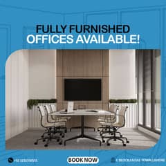 FULLY FURNISHED OFFICES AVAILABLE