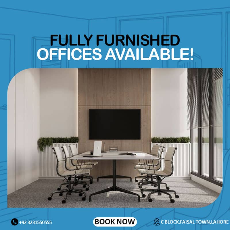 FULLY FURNISHED OFFICES AVAILABLE 0