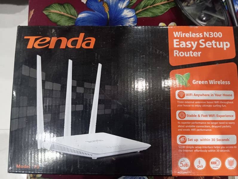 Tenda router with fiber converter 5000 2