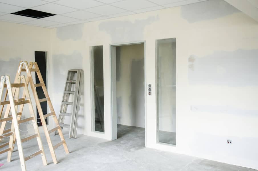 GYPSUM BOARD DRYWALL & GLASS PARTITION, FALSE CEILING & FLOORING 4