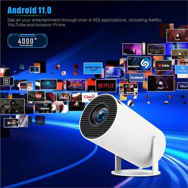 HY300 Pro Projector Portable Android 4K-200 0