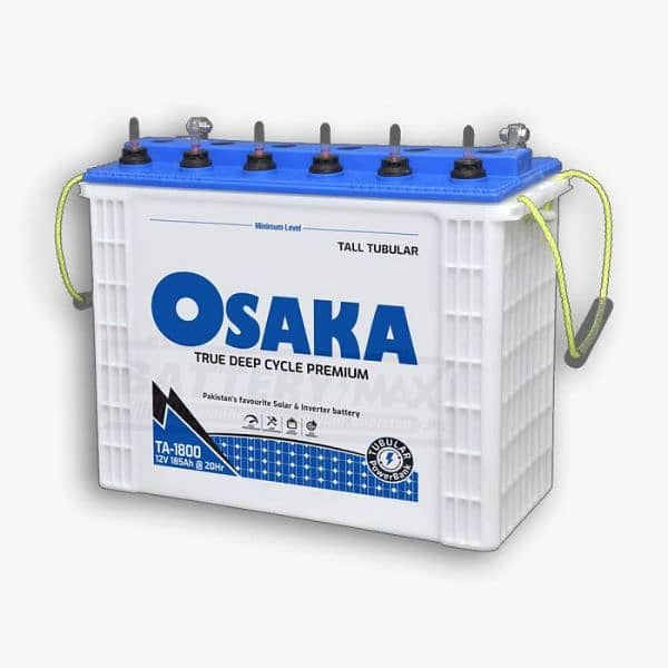 Osaka TA-1800 Deep Cycle Lead Acid Battery 0