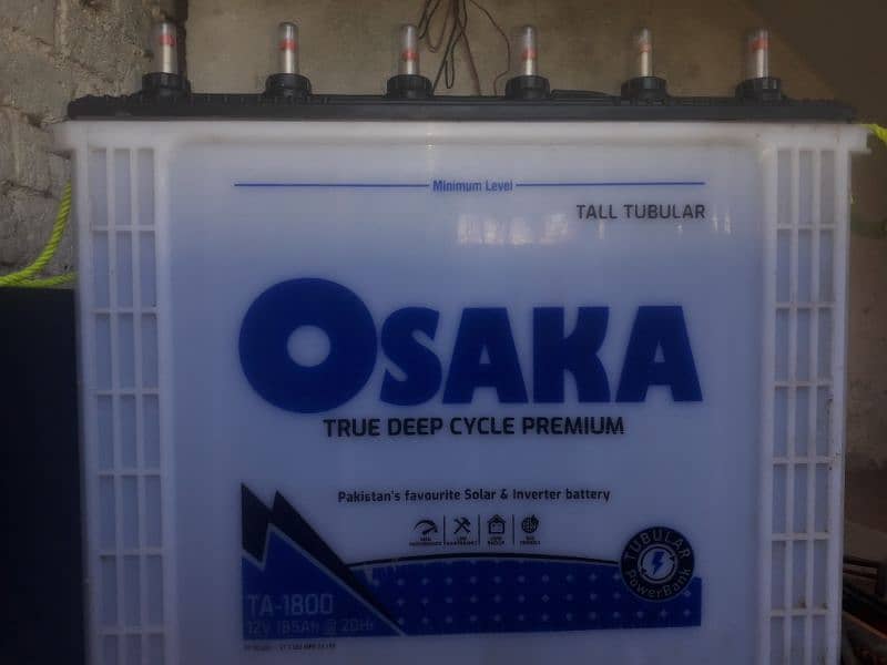 Osaka TA-1800 Deep Cycle Lead Acid Battery 1