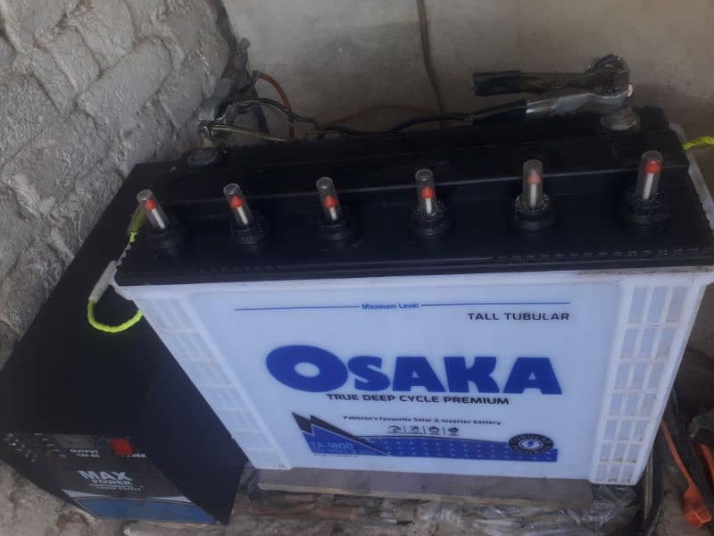 Osaka TA-1800 Deep Cycle Lead Acid Battery 2