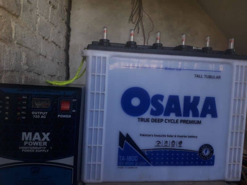 Osaka TA-1800 Deep Cycle Lead Acid Battery 4