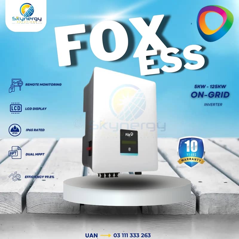 Fox Ongrid Inverters| 3.3kw | 5kw + Wifi Dongle |10kw | solar inverter 0