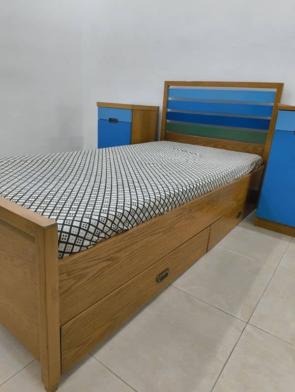 Imported Single bed set with study table 1