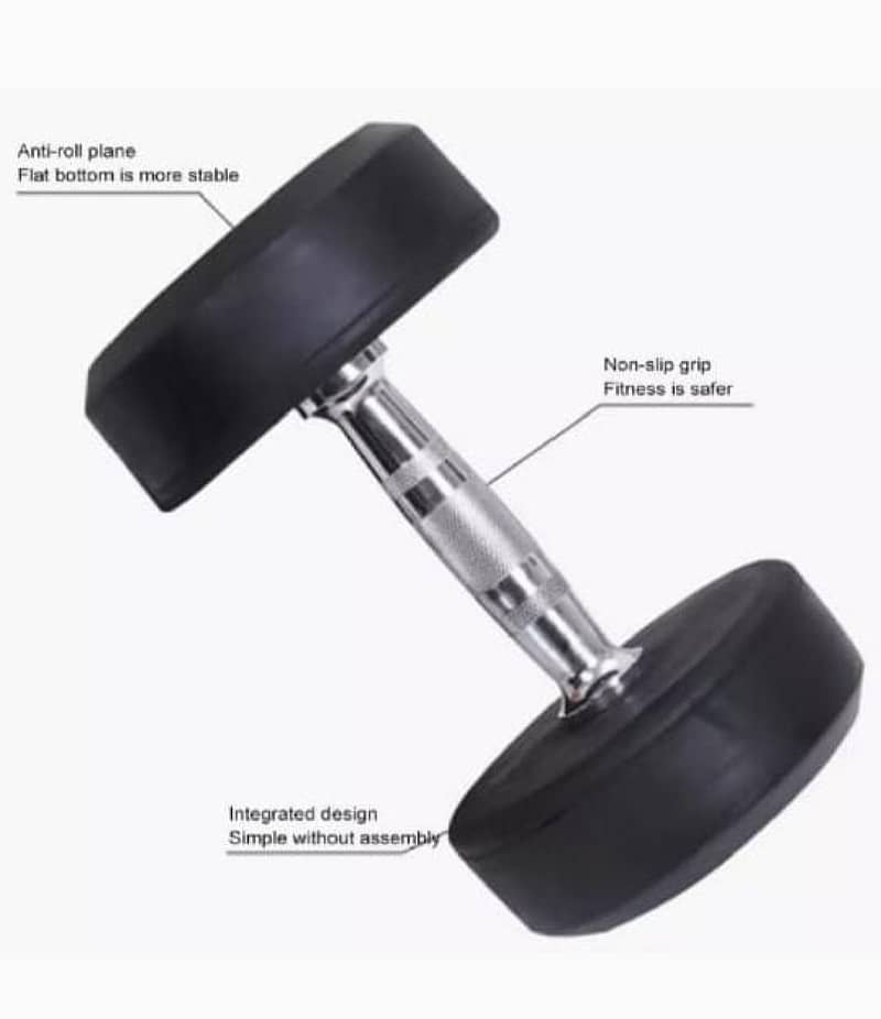 3kg high quality 1 piece Dumbell 0