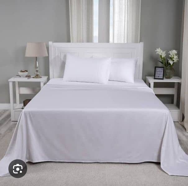 White Single Bedsheets 2