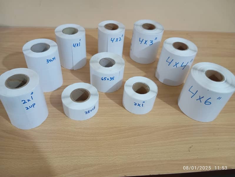 Thermal Paper Roll, Barcode Label, NCR Paper Roll 0