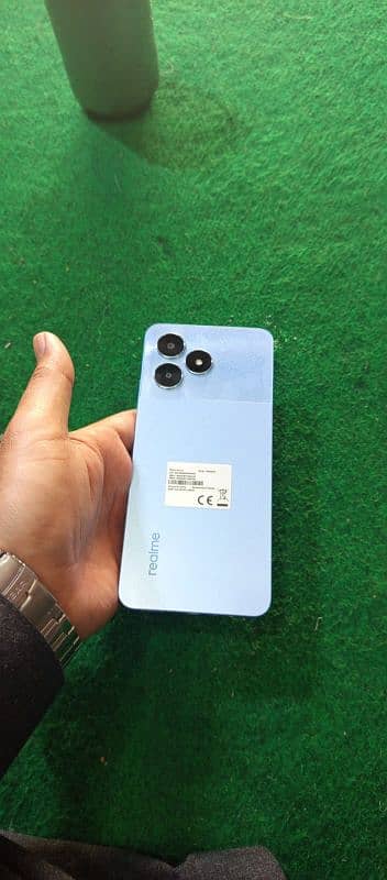 realme not 50 with a box in warranty. one hand use mobile. 7