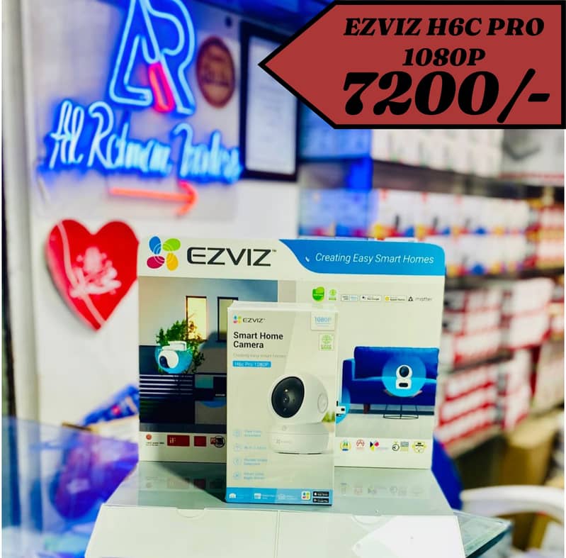 wifi cameras | EZVIZ H6C PRO (1080P) | Dahua Hikvision cameras 0