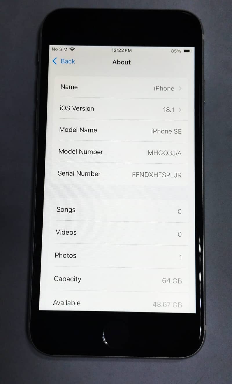 Iphone SE White 2nd Gen JV 64Gb | Fresh Condition 5